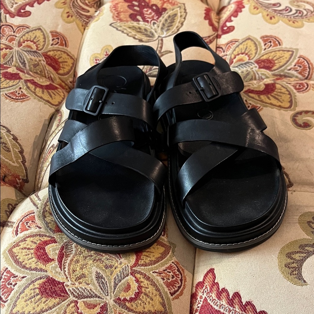 Chaco Women's Black Strappy Sandals